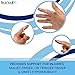 Brace On EZ Finger Splint, Finger Brace for Injuries and Support, Trigger, Pinky, Middle, Trio 3-Pack, Sizes 6, 7, 8