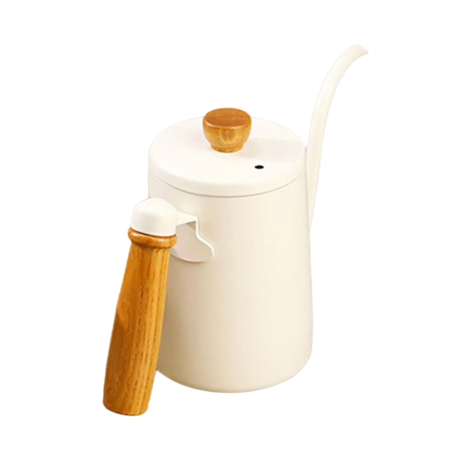 carotoe Multipurpose 304 Stainless Steels Water Kettle 600ml Large Capacity with Flows Control Spout for Coffee Enthusiasts Coffee Kettle with Gooseneck Spout