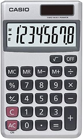 Casio SL-300SV Solar Powered Standard Function Calculator