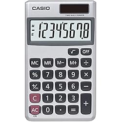 1 of Casio SL-300SV Standard Function Desktop Calculator | General Purpose | Large 8-Digit Display | Pocket Size | Basic Math Functions| Ideal for Home & Office