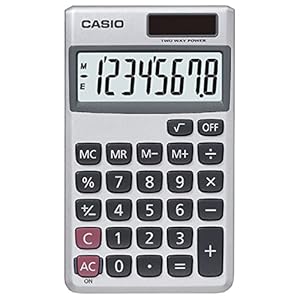 Casio Inc. SL-300SV Solar Powered Standard Function Calculator