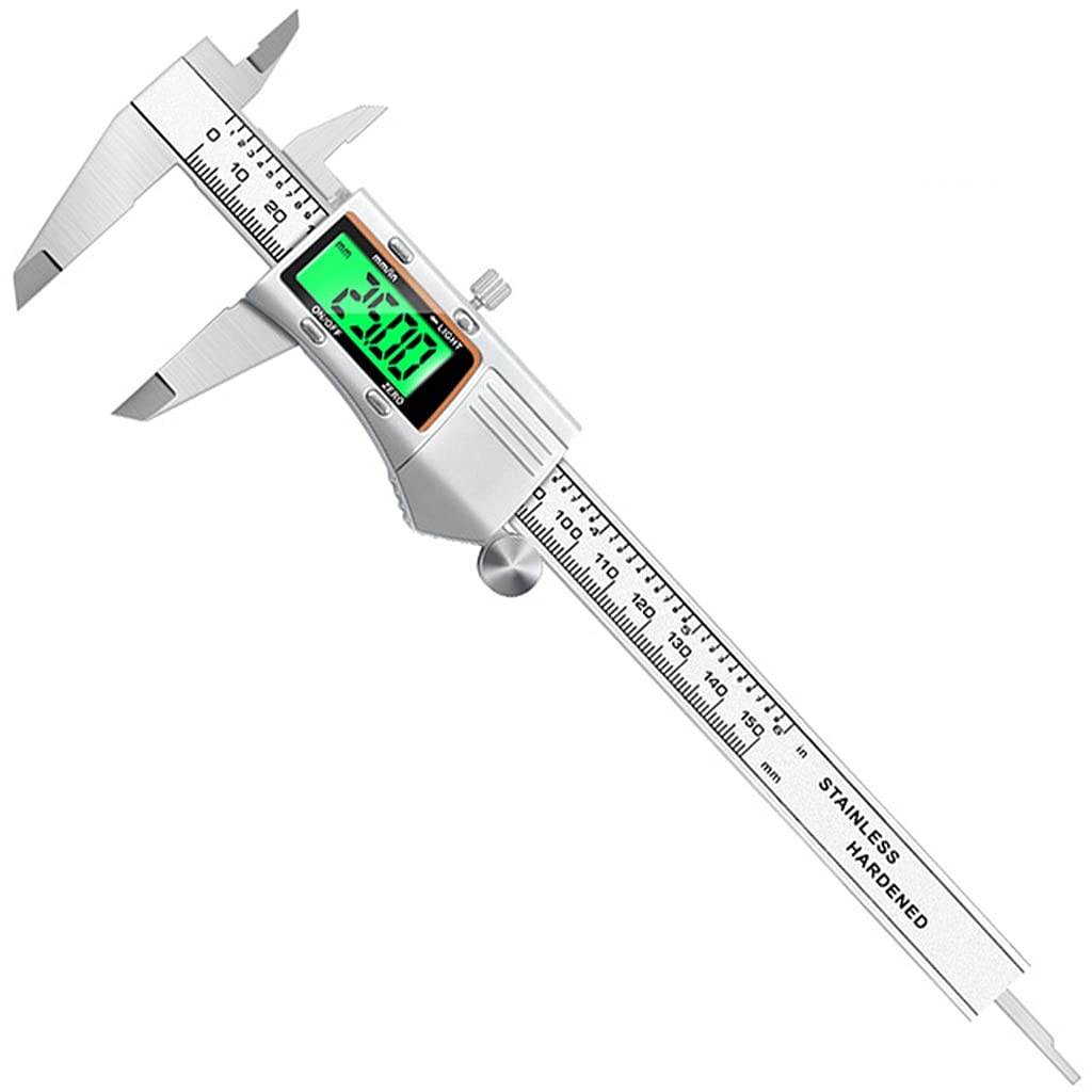 Stainless Steel Metal Shell Digital Caliper 0-150mm Measuring Tool