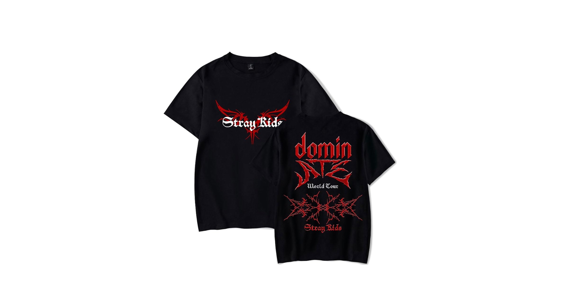 ZJHXQEVC Stray Kids Merch Dominate World Tour 2025 T-Shirt