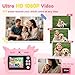 OTJ Kids Camera Instant Print for Girls Boys - Selfie Toddler Digital Toy Camera Gift Set, Christmas Birthday Gifts for 3 4 5 6 7 8 9 10 Years Old Kids
