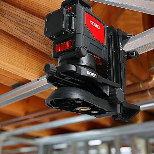 KOBB KBL10 Mıknatıslı Hassas Ayarlanabilir Lazer Hizalama Aparatı, Siyah