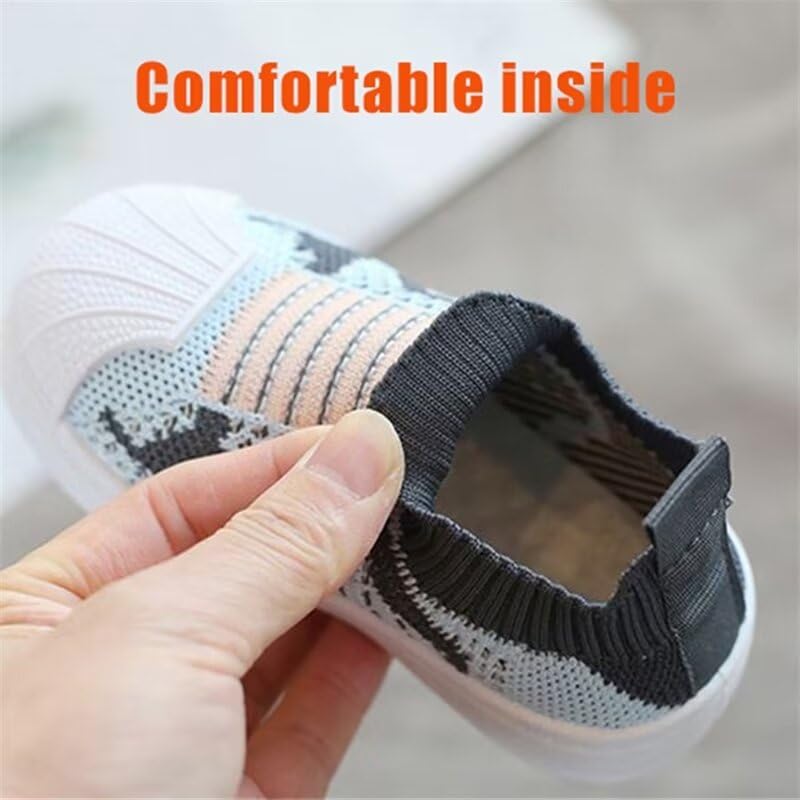 Toddler Boys Girls Breathable Mesh Flats for Walking Running School4