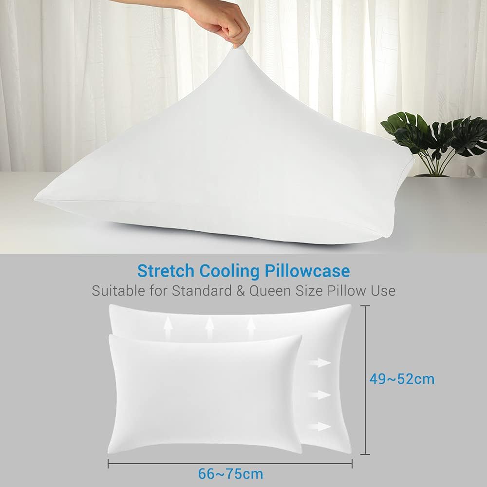 Luxear Cooling Pillow Cases 2 Packs - Image 4