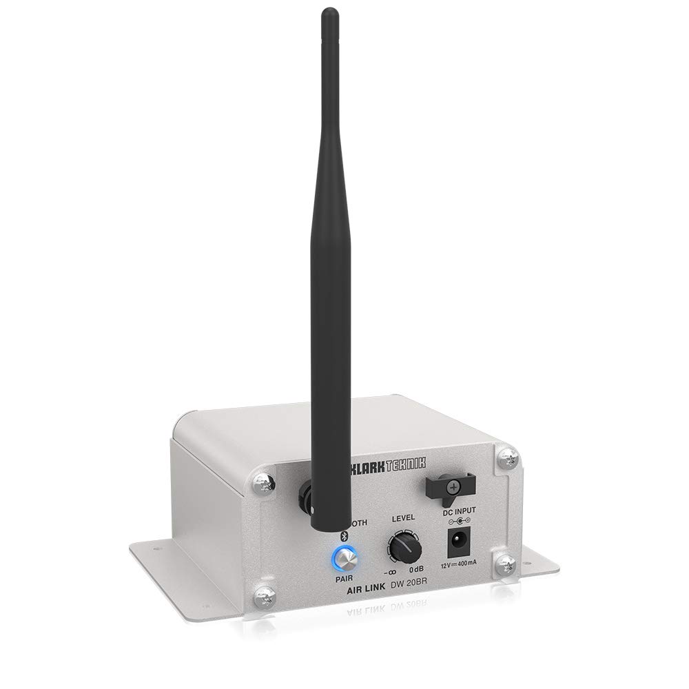 Klark Teknik AIR LINK DW 20BR Ricevitore stereo wireless Bluetooth per trasmissioni audio stereo ad alte prestazioni