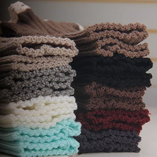 Conjuntos de lã de ovelha forrados para mulheres, outono e inverno, conjuntos de malha térmica de cr