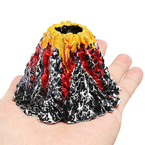 Kisbeibi Decorazioni per acquario vulcano con