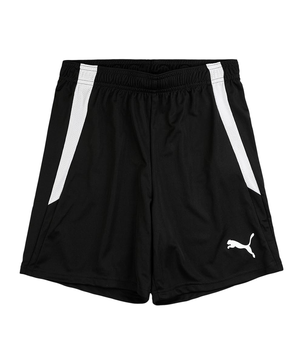 PUMA Unisex Kids teamLIGA Shorts Jr, Puma Black-puma White, 152