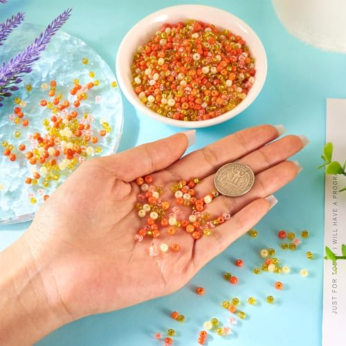 Craftdady 480Pcs Glass Seed Beads 4mm Small Pony Czech Glass Bead Spacers Black Mixed for DIY Beading Bracelet Necklace Jewelry Making - Image 2