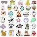 SINCCO 20/40/50 PCS Cute Enamel Backpack Pins, Funny Enamel Pins Bulk Set Cool Button Pins Aesthetic Brooch Lapel Pins Anime for Backpacks, Jackets, Hats, Kids, Girls(Style-50)