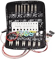 Vista 2 de ChiaoGoo Twist Red Lace - Juego de agujas de tejer de acero inoxidable intercambiables 5 pulgadas Juego de Punta, Pequeño