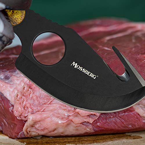 Mossberg Fixed Blade Knife, All In One Skinning Knife With Gut-Hook, For Hunters And Outdoors Enthusiasts #TOP3