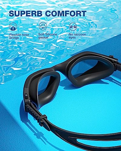 Image of ZIONOR Swim Goggles, G1 SE Swimming Goggles Anti-Fog for Adult Men Women