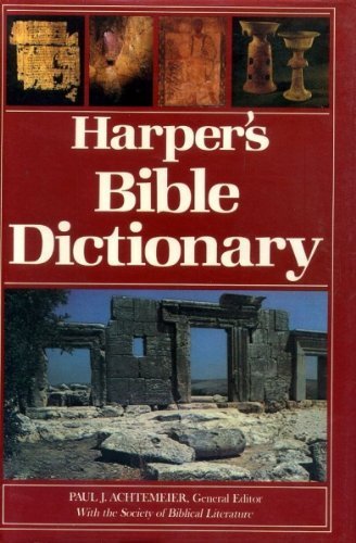 Harper's Bible Dictionary by Paul Achtemeier (1... B01MY26KNB Book Cover