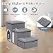 3 Stufen Treppe für Hunde, 75L x 35B x 43H cm, Hundetreppe Faltbare für klein/ältere/große Hunde Katzen, Hundetreppe mit Große Wohnung, Stauraum, Katzen Kratzbrett, Haustiertreppe für Couch und Bett