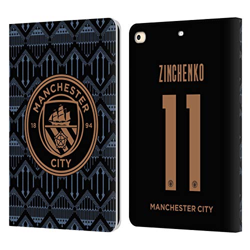 Protection iPad 9.7 Manchester City étui portefeuille cuir rigide pour tablette Apple 2017 2018