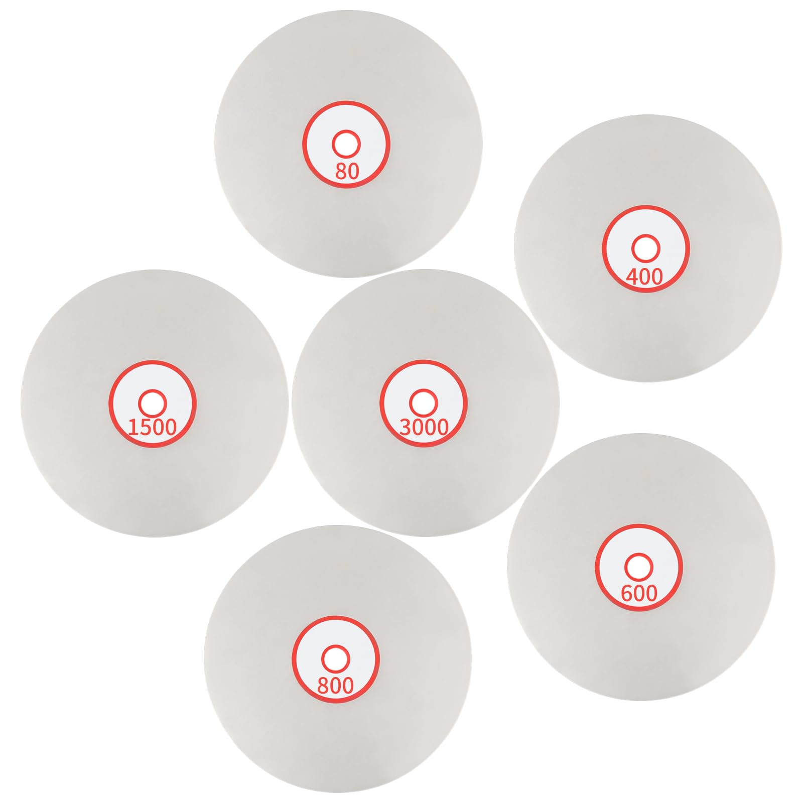 1PCS 12 Inch 300MM Diamond Grinding Disc No Center Hole Abrasive Wheels Coated Flat Lap Disk For Gemstone Jewelry Tools (2500 Grit