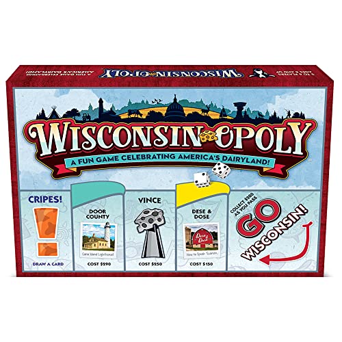 Wisconsin-Opoly Juego de Mesa para 2-6 jugadores miniatura 1