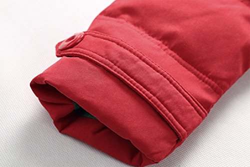 Valentina Kids Winter Latest Thicken Hooded Jacket Warm Quilted Coat Casual Outdoor Cool Cute For Boys Girls Autumn Spring Red #TOP5