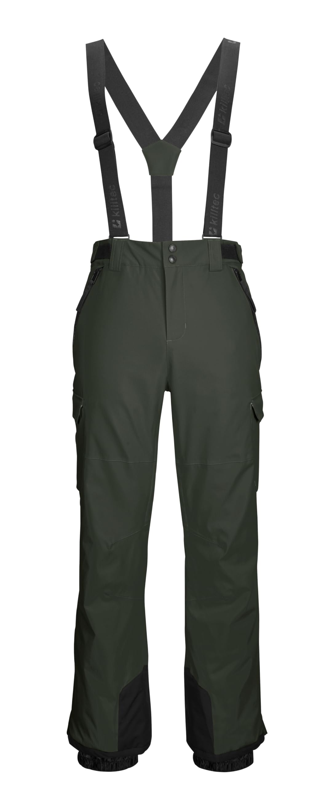 Killtec Herren Skihose/Funktionshose mit abnehmbaren Trägern, Kantenschutz, Schneefang und Beinventilation Ksw 83 Mn Ski Pnts