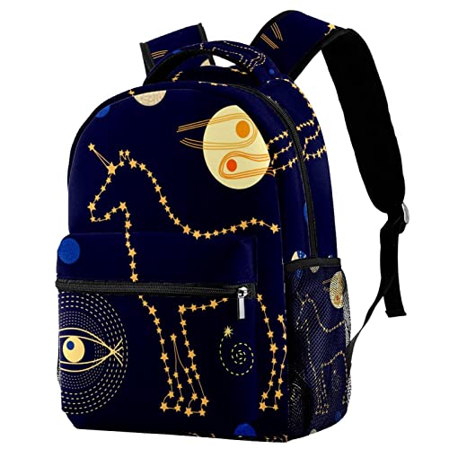 Galaxy Space Solar Earth Mars Mochila escolar de gran capacidad ajustable para la escuela, Multicolor3