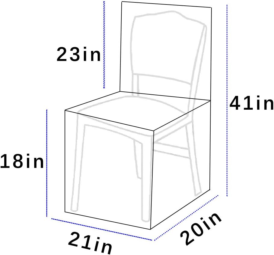 Black Friday - 50% OFF Wener Dining Chair Slipcovers Waterproof Spill Resistant Removable Dinning PVC Clear Chair Covers Chair Protector Bigger Size for Most Chairs (Set of 4) Buy 2 get 3 Wener Dining Chair Slipcovers Waterproof Spill Resistant Removable Dinning PVC Clear Chair Covers Chair Protector Bigger Size for Most Chairs (Set of 4)