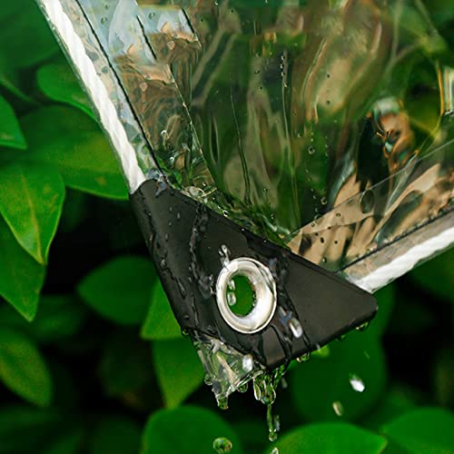 Cubierta a prueba de viento exterior con lona impermeable transparente PVC 4