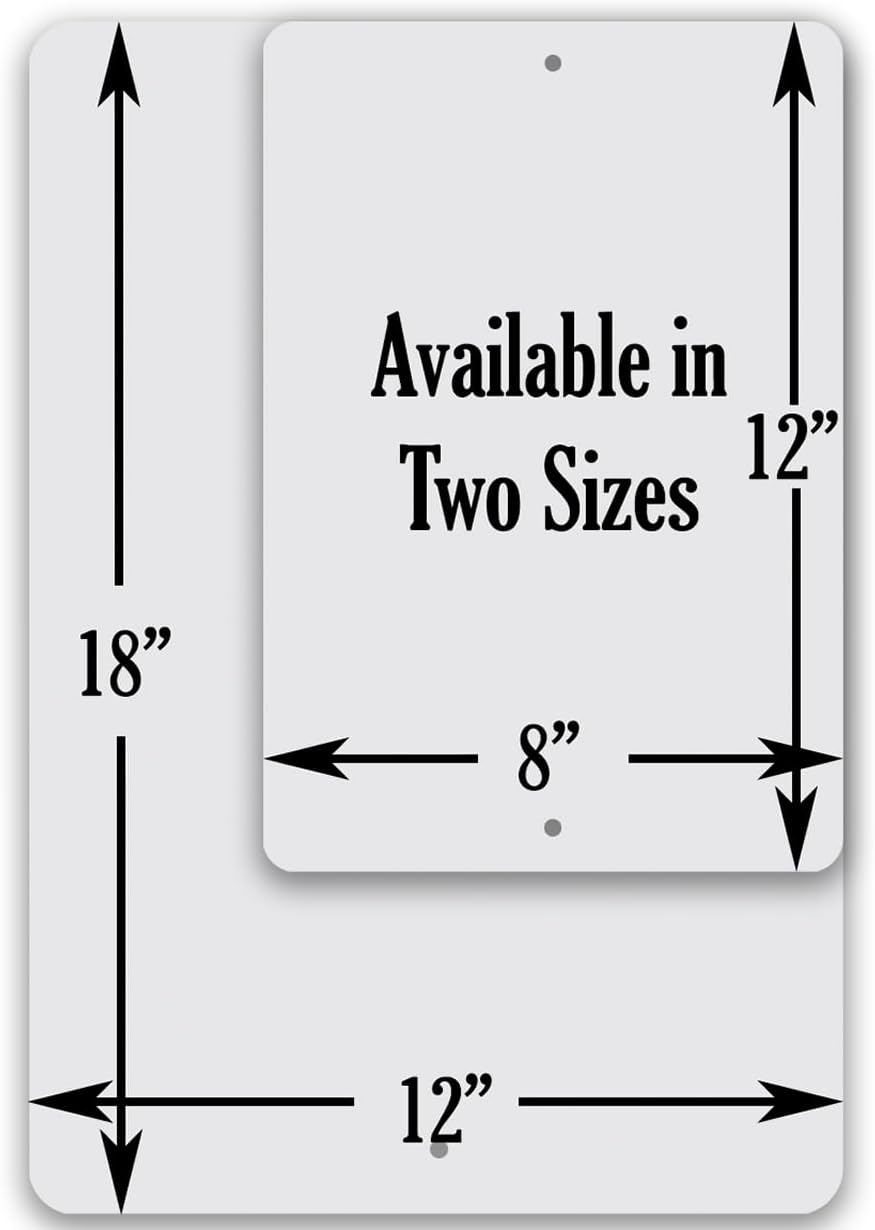 A Sensitive Septic System Metal Sign – Funny Bathroom Rules Sign for Indoor or Outdoor Use – Durable 12x18 Aluminum Plaque – Septic Tank Warning Sign – Clever Restroom Decor for Home or RV