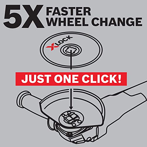 Bosch Gwx13-60 6 In. X-Lock Angle Grinder With Side Switch, Black,Blue,Grey #TOP5