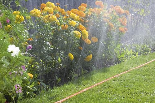 Gardena 996-20 50 ft. (15m) Sprinkler Hose, Orange, for Watering Elongated and Narrow Areas, Made in Germany by GARDENA - Image 4