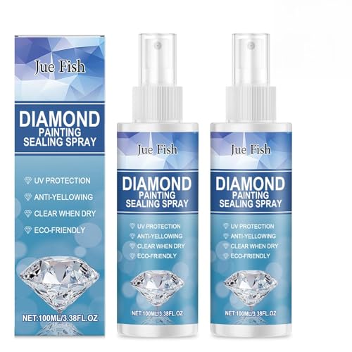 2 Stück Diamond Painting Versiegelung Spray 100ml Diamond Painting Kleber