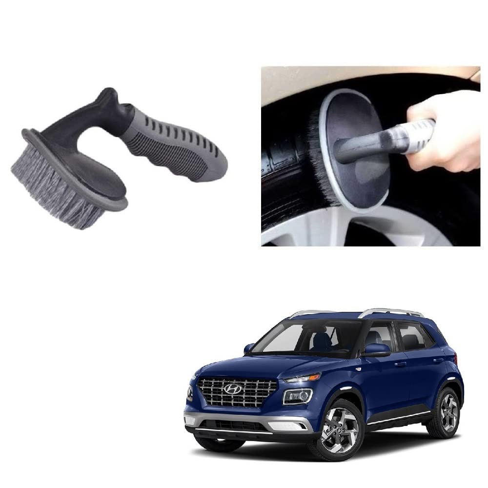 All Purpose Alloy Wheel Tire Car Rim Tyre Cleaning Brush Essential Universal Accessories Suitable for Hyundai Venue-picture-11