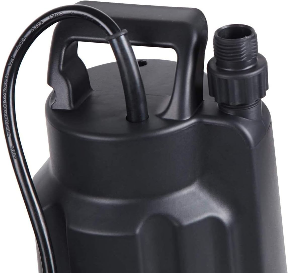 Trupow 1/4 HP 1850GPH Electric Submersible Utility Water Pump Pond Home Garden Swimming Pool Pump for Clean Water : Patio, Lawn & Garden
