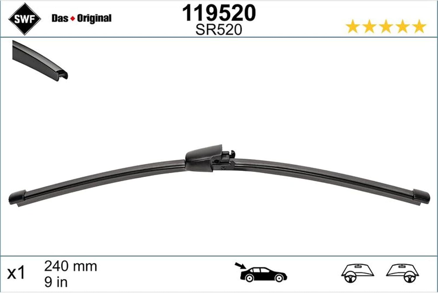 SWF 119520 Windscreen Wiper Blades