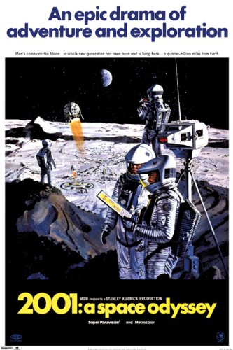 Pyramid America 2001: A Space Odyssey-Stanley Kubrick, Movie Poster Print, 24 by 36-Inch