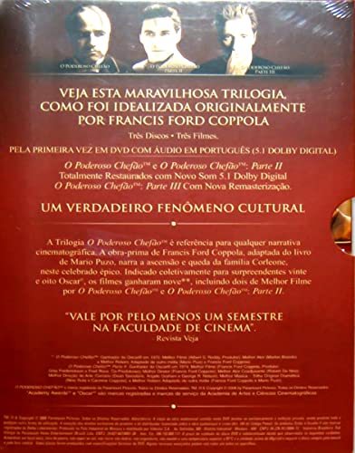 Box - Trilogia O Poderoso Chefão - ( The Godfather ) 3 Dvds