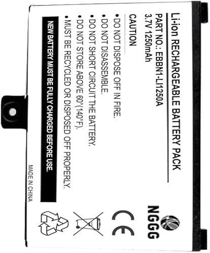Miniatura 3 de Batería de repuesto para Barnes & Noble BNRB1530 (1250mAh Li-ion 3.7V)