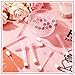 200 Pieces Mascara Wand Tube Set 100 Pcs Lash Spoolies for Eyelash Extensions 100 Pcs Diamond Empty Mascara Brush Disposable Colorful Eyebrow Applicator Makeup Tool, Mix Color (Cute)