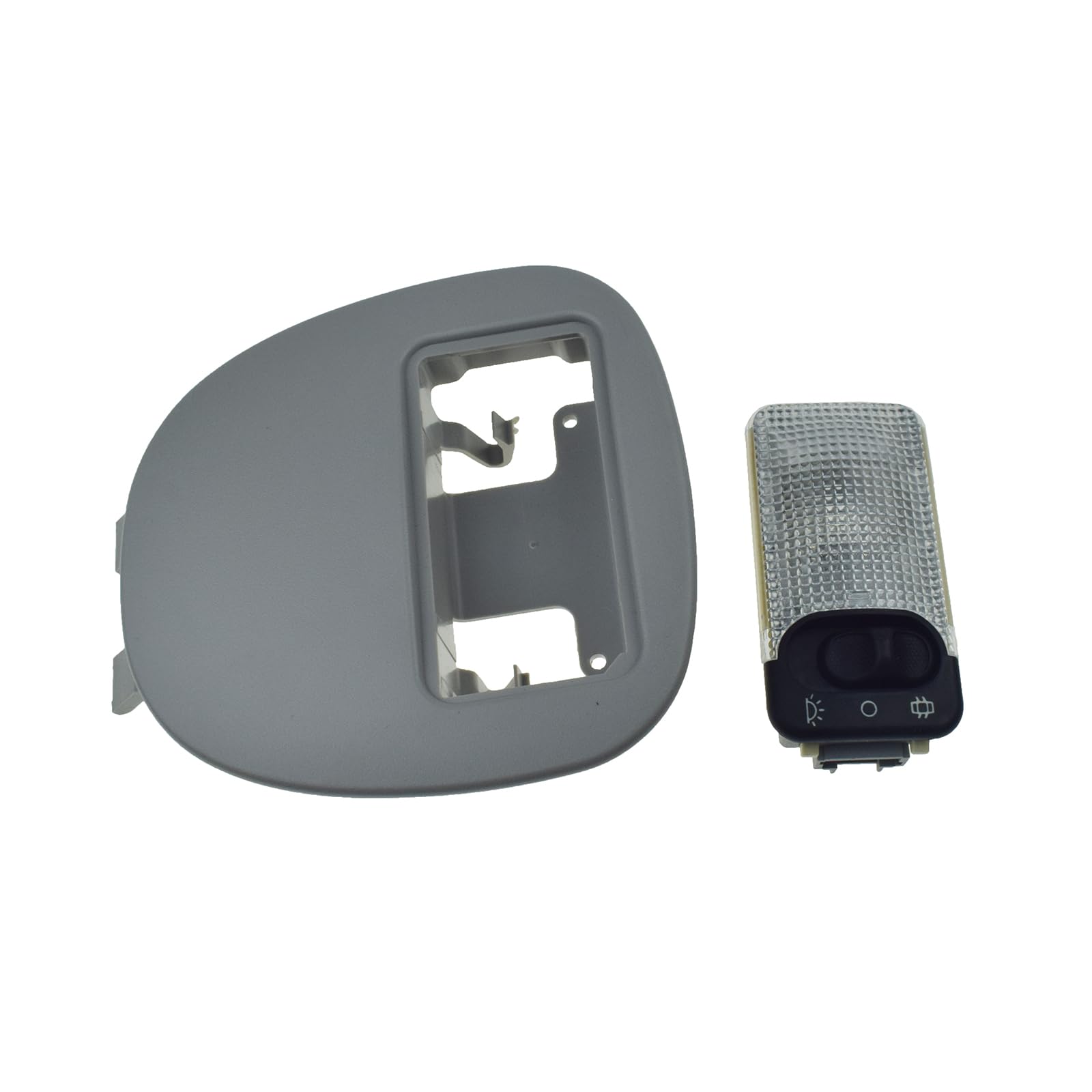 Innen-Deckendach-Kuppelleuchte, Auto-Innen-Dach-Leselampe mit Panel-Abdeckplatte 6362P3, passend für Peugeot 206 207 107 108 306 406 806 6362K9,8146G2,8146AF,8146K8