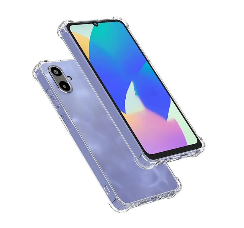 Image of Compatible for [ Samsung Galaxy M06 ] Bumper Back Case Cover for [ Samsung M06 ] - Transparent