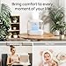 Dreo Humidifiers for Bedroom, 4L Top Fill for Large Room, 36H Runtime, 28 dB Quiet Supersized Cool Mist Air Humidifier for Baby Nursery, Plants, Indoor, Night Light, Easy to Clean & Fill