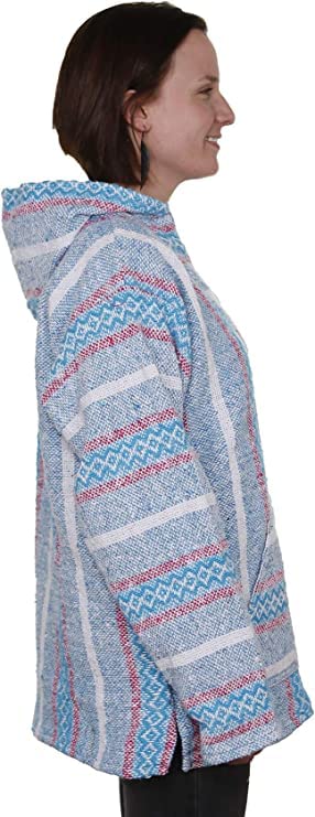 Woven Pullover Baja Joe Hoodie by Earth Rags3