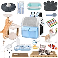 Kitten Starter Supplies Starter Kit, 20 pcs of Cat Essentials and