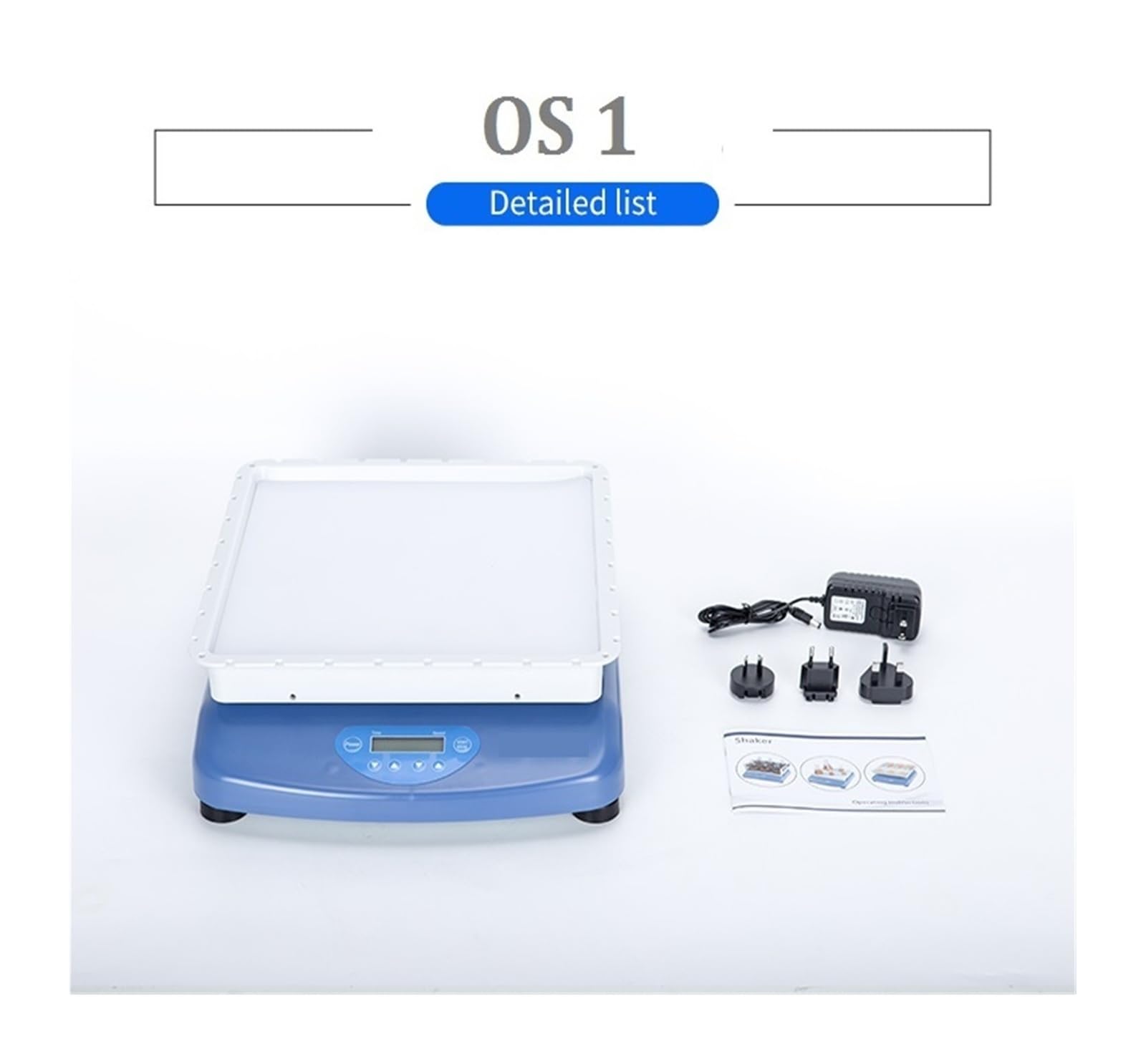 Laboratoryjny oscylator orbitalny z regulowaną prędkością i funkcją pomiaru czasu, mieszadło laboratoryjne, wielofunkcyjny mikser wahadłowy do laboratoriów, badań(Fixture)