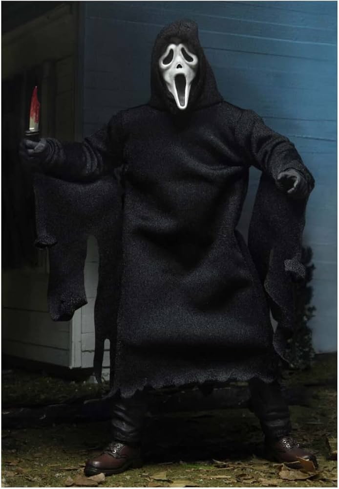 NECA Figure d'action du Personnage Ghostface de Scream 18 cm de NECA Figure d'action du Personnage Ghostface de Scream 18 cm de