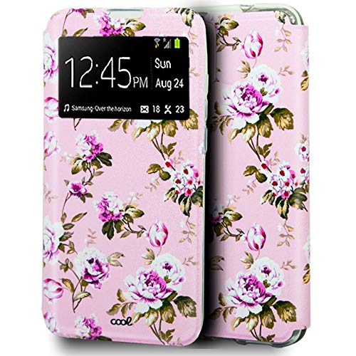 Coque iPhone 12 Mini clapet étui protection fleurs antichoc housse portefeuille