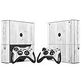 skin xbox 360 e para imprimir  XBOX 360 E Skin Design Foils Pegatina Set - White Wood Motivo